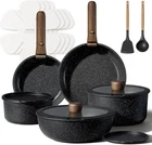 Carote 19PC Nonstick Cookware Set Detachable Handle New. Price: $129.99.