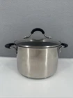 Circulon Innovatum Stainless Steel Nonstick Pot Pan W/glass Lid 4 QT/3.8 Used. Price: $24.95.