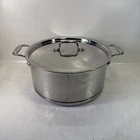 All-clad Copper Core 8QT Stainless Steel Stock Pot + Lid Usa (has Ding) Used. Price: $265.99.
