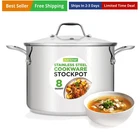 8-QUART Stainless Steel Stock Pot 18/8 Food Grade Heavy Dut... New. Price: $101.99.