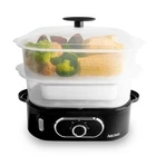 Aroma Double Food Steamer Basket And Electric Rice With Ea... Fast New. Price: $59.99.