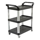 Darling Food Service Black 32 X 16-1/8 37-3/8" Shelf Cart New. Price: $109.50.