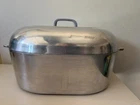 Vtg Magnalite Classic 18 Oval Roaster 17 Qt Sits Flat With Trivet Used. Price: $170.00.