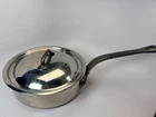 Mauviel Stainless Steel Sauce Pan 10" Diameter With Lid Made France Unmarked Used. Price: $179.99.