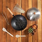 Joyce Chen 22-9938 Pro Chef 14 Inch 10 Piece Excalibur Non-stick Wok Set Nib New. Price: $68.97.