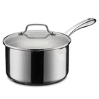 Cuisinart Classic 3.5" Stainless Steel Pour Saucepan With Straining Lid New. Price: $47.99.