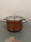 Deluxe Schulte-ufer Mini Copper Pot With Lid 16CM Used. Price: $50.00.