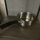 Cuisinart Sauce Pan Stainless Steel 1.5 Quart #8619-16SA No Lid Used. Price: $12.00.