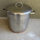 Revere Ware 12 Qt Stock Pot With Lid 1801 Copper Bottom Clinton Il Usa Kitchen Used. Price: $27.53.