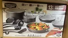 Granitestone Diamond Pro Non Stick Hard Anodized Aluminum 13 Pieces Cookware Set New. Price: $168.99.