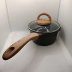 Marble Series Non-stick 1.5 Qt Aluminum Alloy Saucepan With Glass Lid Jeetee Used. Price: $13.85.