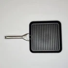 Vintage Calphalon Hard Anodized Aluminum Nonstick 11" Square Grill Pan Used. Price: $29.94.