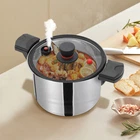 7L/7.4QT Pressure Pot Kitchen Cooker Stainless Steel New. Price: $54.09.