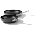 Dual Fry Pan Set, Stainless Steel Handles New. Price: $164.99.