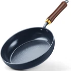 Brbrgo 9.5 Enameled Carbon Steel Skillet Nonstick Frying Pan Stay-cool Wooden New. Price: $26.19.