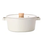 Open Box, Fika Nonstick 4.0 Qt Stockpot, Casserole With Lid, Ceramic Coating New. Price: $39.99.
