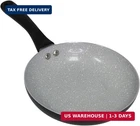 Imusa 8" Premier Ceramic Nonstick Fry Pan With Cool Touch Handle, Matte Black New. Price: $15.70.