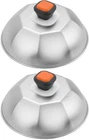 Zbxfcsh Stainless Steel 9" Griddle Melting Cheese Dome Wok Lids- Commercial New. Price: $32.99.