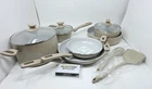 Greenpan Dover Ceramic Nonstic Taupe Cookware 12 Pc Set, New. Price: $139.99.