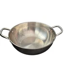 Wolfgang Puck Caf Collection 12 Stainless Steel Chef Pot No Lid 16 Handles Used. Price: $39.00.