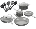 Granitestone Pro 8 Piece Pots & Pans Set + 5 Utensils Non-stick Dishwasher New. Price: $75.95.