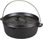 Cast Iron Dutch Oven Pre-seasoned Camping Cooking Pot W/ Lid Outdoor Stansport New. Price: $55.11.