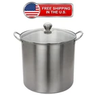 Mainstays 21.5 Quart Stainless Steel Canning Pot With Rack, Dual Water Bath New. Price: $25.99.