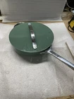 Lightly Used Caraway Non-stick Ceramic 11.75 Fry Pan Eco-friendly In Sage Green. Price: $49.99.