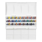 Watercolor Paint Set 24 Whole Pans Studio Art Supply Portable Palette New. Price: $94.99.