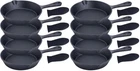 Bruntmor Cast Iron Frying Pan Set Of 4-6X4 Inch Black Pre Seasoned Skillets With New. Price: $101.99.