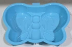 Silicone Butterfly Shaped Baking Pan Mold Blue Cakes Jello Bpa Free Crofton Euc Used. Price: $6.26.