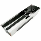 14" Stainless Steel Drywall Mud Pan Non Slip Grip Contoured Heli-arc Made Usa New. Price: $38.99.