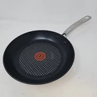 Tfal Frying Pan Skillet 10.25IN Titanium Nonstick Aluminum Thermo Spot Cookware Used. Price: $16.22.