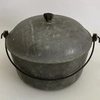 Vtg Cast-rite Ware Aluminum Stock Pot Dutch Oven Lid Bail Handle 5X10 Usa Read Used. Price: $19.99.
