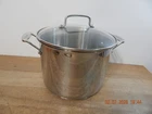 Cuisinart Stainless Steel Stockpot W/ Lid 8766 10 Quart 39178 Used. Price: $39.99.