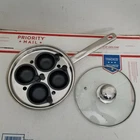 Vintage Hoffritz Egg Poacher Frying Pan Skillet Inserts Steel 4 Cup Lid Used. Price: $34.99.