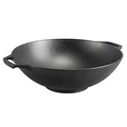 Lodge Bold 14 Inch Seasoned Cast Iron Wok; Design-forward Cookware New. Price: $98.19.