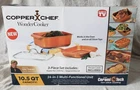 Copper Chef * Wonder Cooker Pro 10.5 Qt 14 In Multi-use 3 Piece Set Used. Price: $56.95.