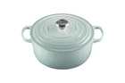 Iron Cast Dutch Oven 5.5 Qt Round Sea Salt Creuset Enameled Signature New. Price: $625.99.