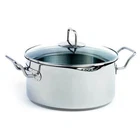 Krona Stainless Steel 5-QT Vented Pot With Straining Lid New. Price: $107.39.