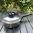 Chef's Ware Townecraft T304 Sauce Pan Stainless Steel 8.5 W/ Lid Multicore Used. Price: $59.99.