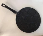 Nordic Ware Snowflake Mini Pancake Griddle Non-stick Coating Used. Price: $21.00.