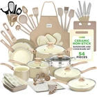 Nutrichef 54 Piece Home Kitchen Cookware Set -bakeware, Pots, Pans (taupe Brown) New. Price: $311.49.