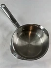 Wear Ever 1.5 Quart Dual Pour Spout Stainless Steel Sauce Pan No Lid Used. Price: $14.99.