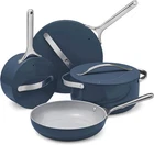 Caraway Ceramic Nonstick Cookware Set, Healthy Cooking, Easy Clean, Navy 12 Item New. Price: $429.99.