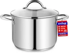 2025 Bakken-swiss 8-QUART Stockpot Stainless Steel, Induction, Glass Lid New. Price: $41.99.