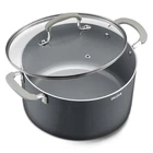6 Quart Nonstick Stock Pot With Lid - Bezia Ceramic Soup For Small Famili... New. Price: $52.05.