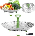 Consevisen Vegetable Steamer Basket Stainless Steel Expandable Pot Insert New. Price: $15.99.