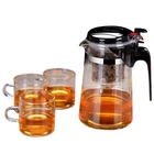 Glass Teapot Set One Touch Maker, With 3 Cups And Removable S... New. Price: $24.09.