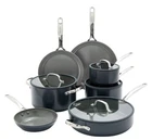 Greenpan Eras Hard Anodized Healthy Ceramic Nonstick 11 Piece Cookware New. Price: $355.00.